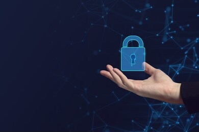 businessman communication connecting to data ai internet social network online by using technology server concept, security privacy of personal information working