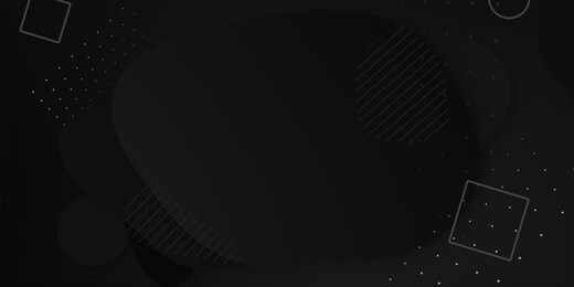 minimal geometric black gradient background. dynamical shapes, forms, line composition. abstract dark flat banner. business creative fluid  presentation party backdrop. memphis black friday sale bg 