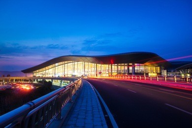 中国山东青岛流亭机场