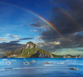 el nido bay and cadlao island, palawan, philippines