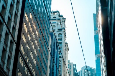 cityscapes buildings towers skyline urban view