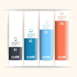 modern business infographics options for banners, web, layouts etc. vector eps10 illustration