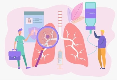 pulmonology. the concept of examination and treatment of respiratory organs. checking the organs of internal organs for the presence of diseases, diseases or problems. cancer, pneumonia, bronchitis.