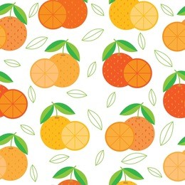 orange seamless pattern