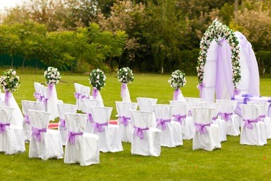 wedding decoration. the wedding ceremony.