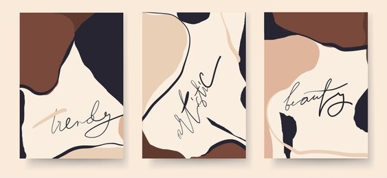 abstract trendy pastel universal artistic templates. good for cover, invitation, banner, placard, brochure, poster, card, flyer and other.