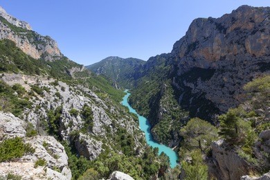 gorges du verdon,provence in france, europe.