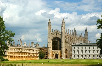 the chapel of king's college in cambridge, england. built by henry vi.