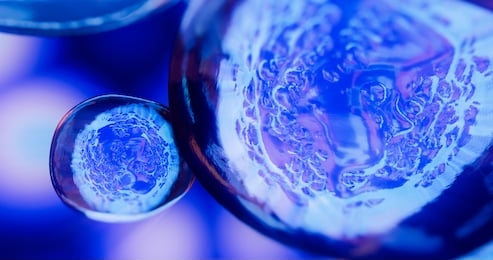 creative image of embryonic stem cells, cellular therapy. 3d illustration