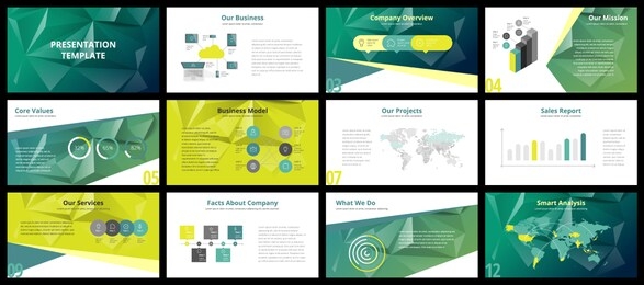 business presentation templates. vector infographic elements for company presentation slides, corporate annual report, marketing flyers, leaflets and brochures, banners and web design.