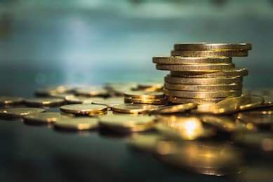 gold coins stacks is representing riches and wealth management. coin stack growing and find out the way to get a return on investment. finance and money exchange investment as concept.