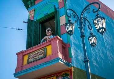 la boca neigborhood, buenos aires, argentina