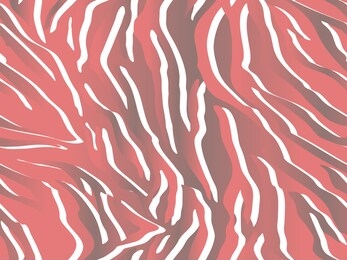 full seamless tiger and zebra stripes animal skin pattern. red design for textile fabric printing. suitable for fashion use.