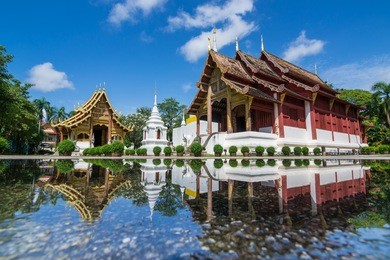 wat phra sing temple of chiangmai thailand