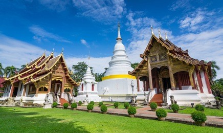wat phra sing temple of chiang mai thailand