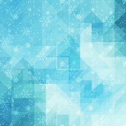 winter background with triangle texture