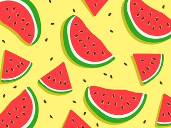 watermelon pattern for background eps 10