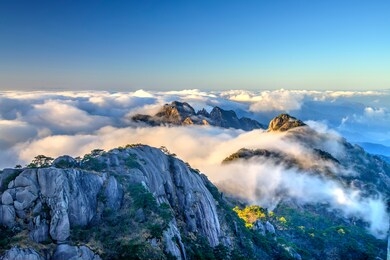 mount huangshan in anhui, china