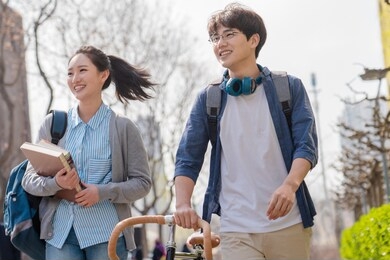 the young students in university