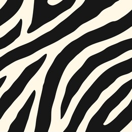 zebra skin seamless pattern. animal fur print. repeating stripes motif. wildlife, natural camouflage texture. savannah safari inspired background. vector abstract wallpaper