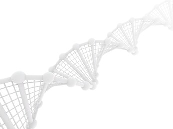 dna chain. abstract scientific background. beautiful illustraion. biotechnology, biochemistry, genetics and medicine concept. 3d rendering