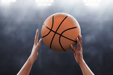 professional basketball player in action