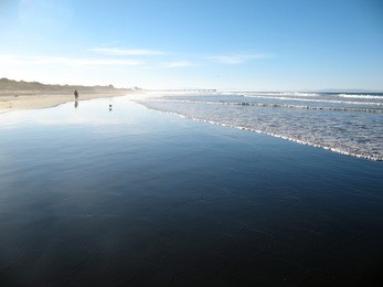 new brighton beach in christchurch, new zealand