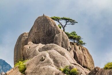 natural landscape of xihai grand canyon in huangshan scenic area, huangshan city, anhui province 