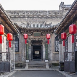 qiao family courtyard in pingyao china