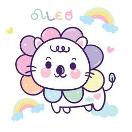 leo zodiac cartoon, sagittarius tattoo lion love illustration doodle(kawaii character), character sign vector, astrological symbol. nursery wall fairytales magic,hand drawn.perfect for kid greeting.