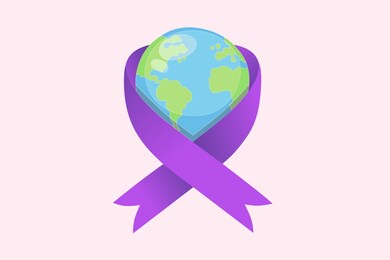 simple and interesting illustration of world cancer day