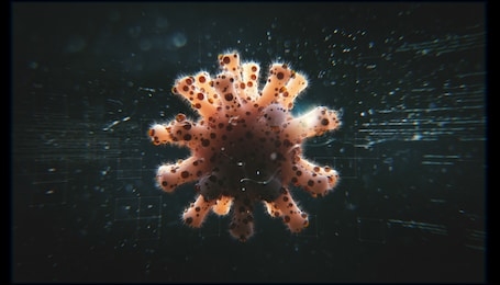 coronavirus outbreak and coronaviruses influenza background as dangerous flu strain cases as a pandemic medical health risk concept with disease cells as a 3d render