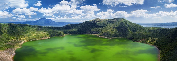 taal - the smallest in the world volcano, manila, philippines