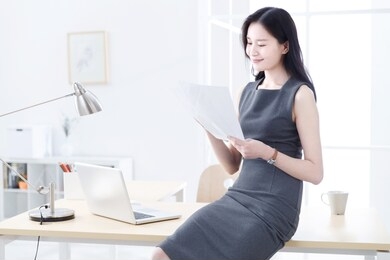 business woman in the office