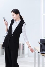 business woman in the office