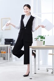 business woman in the office