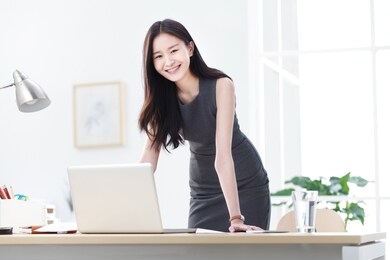 business woman in the office