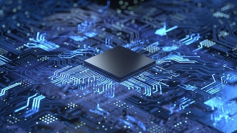central computer processors cpu concept. 3d rendering,conceptual image.