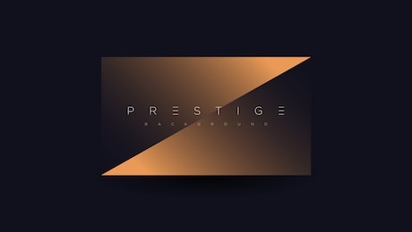 dark blue premium minimalist background with luxury golden geometric elements triangle, circle etc. prestige background for poster, invitation card, banner, flyer, cover etc. vector eps
