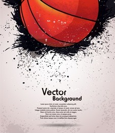 grunge basketball background