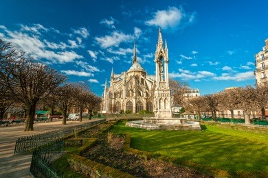cathedral of notre dame de paris, france.