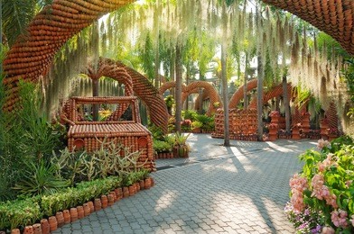 tropical garden nong nooch. pattaya. thailand