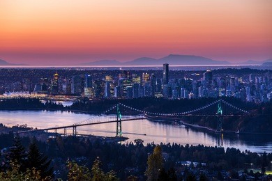 vancouver city sunrise