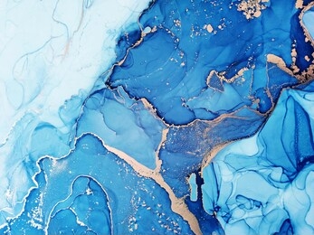 clouds macro. sapphirine and white color drops. ice background fluid. contrast ink alcohol ink. aquamarine spray watercolor drawn. alcohol ink splatter. alcohol illustration.