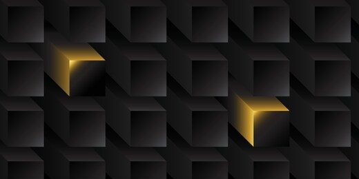 minimal geometric background. banner with gold texture decoration on the black background. black, white, gold cover template, geometric shapes. modern minimal banner. 