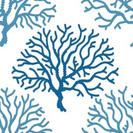 seamless coral print background pattern