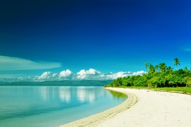 beautiful uninhabited island at philippines
