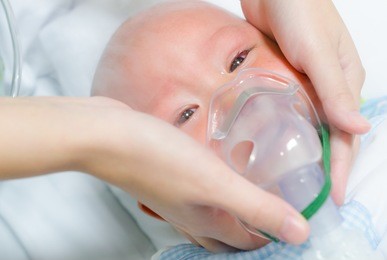 baby wear oxygen mask