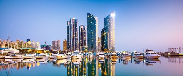 busan, south korea cityscape
