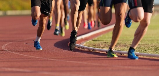 athletics people running on the track field